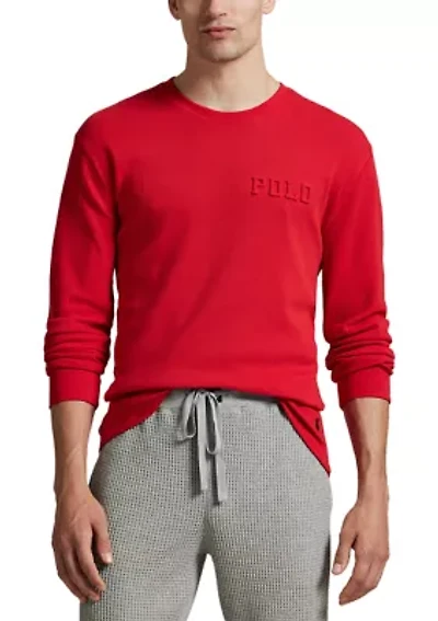 Men's Thermal Long Sleeve Crewneck Shirt