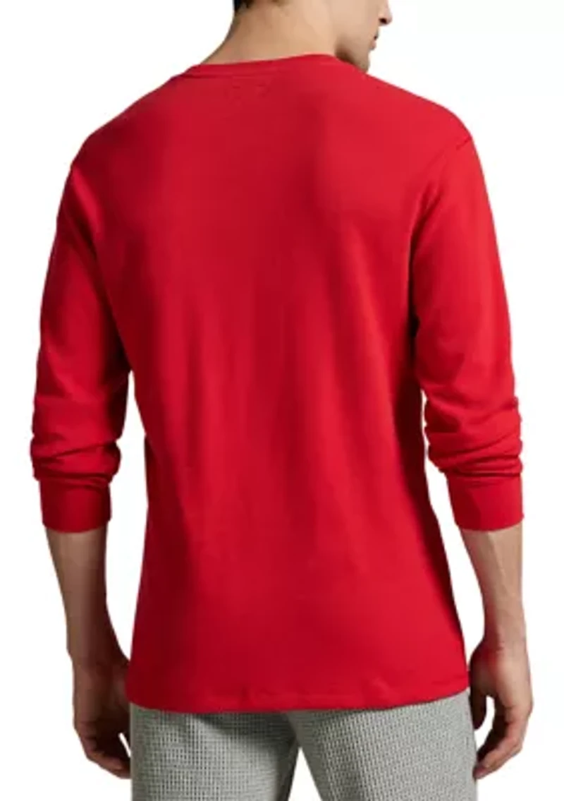 Men's Thermal Long Sleeve Crewneck Shirt