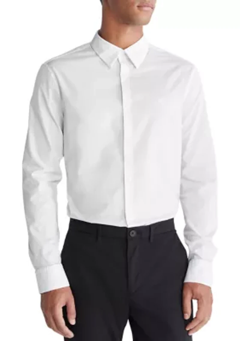 Men's Stretch Cotton Slim Button Down Shirt