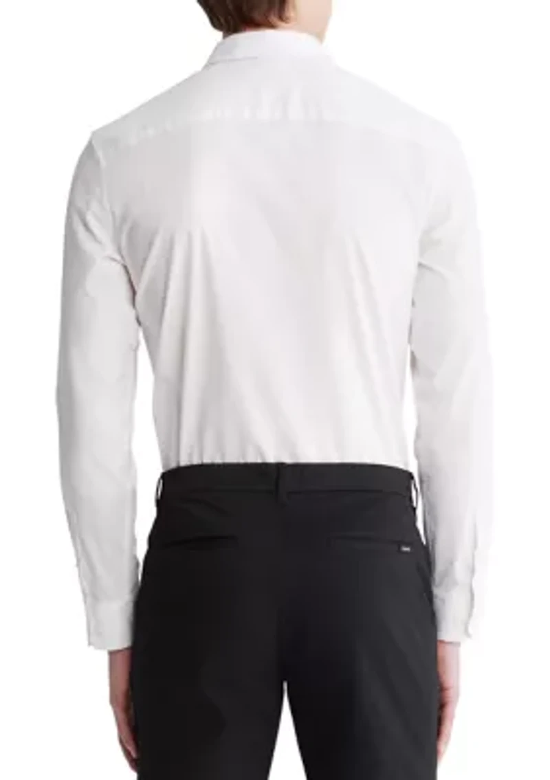 Men's Stretch Cotton Slim Button Down Shirt