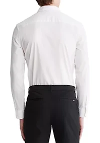 Men's Stretch Cotton Slim Button Down Shirt