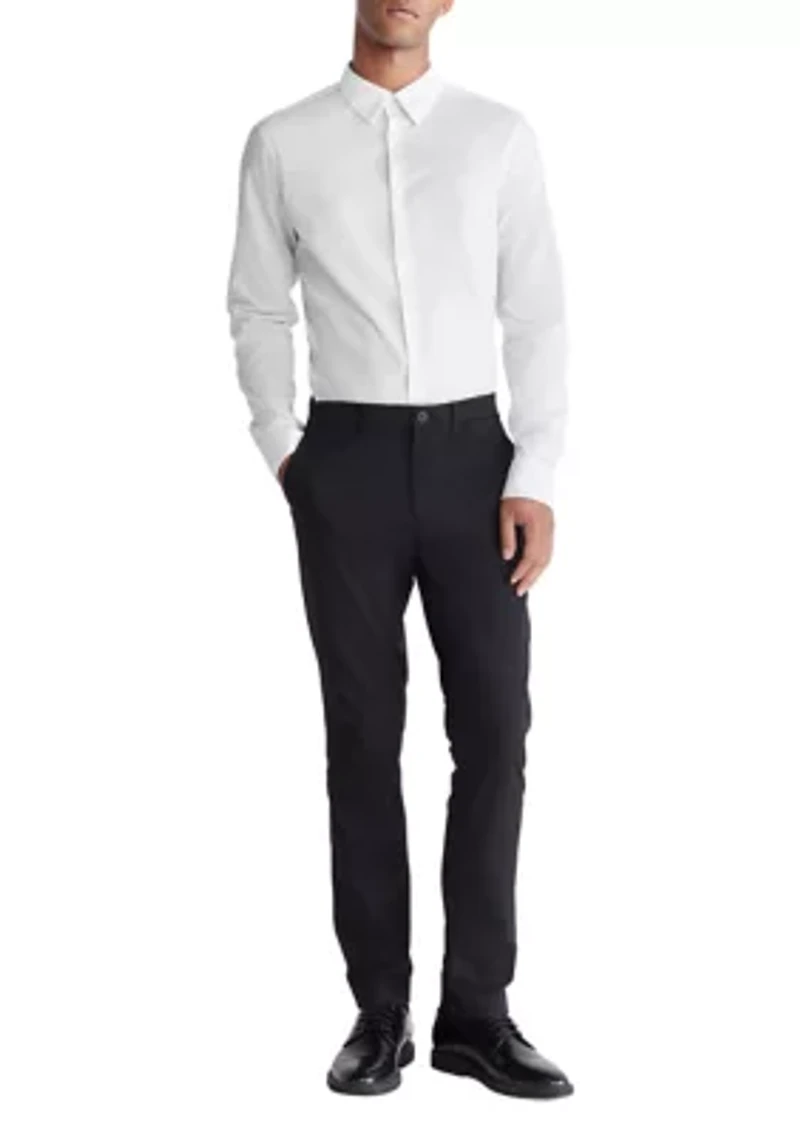 Men's Stretch Cotton Slim Button Down Shirt