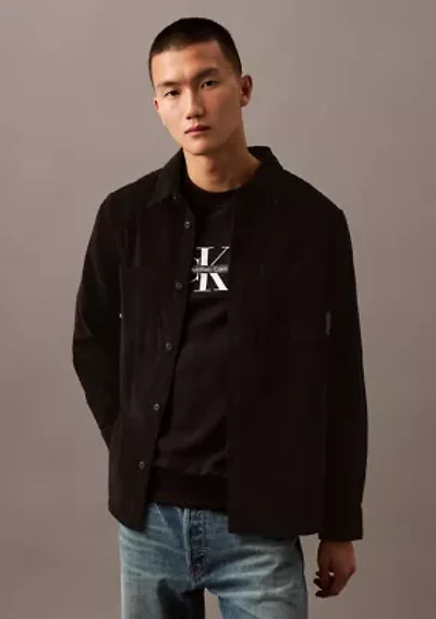 Long Sleeve Corded Overshirt