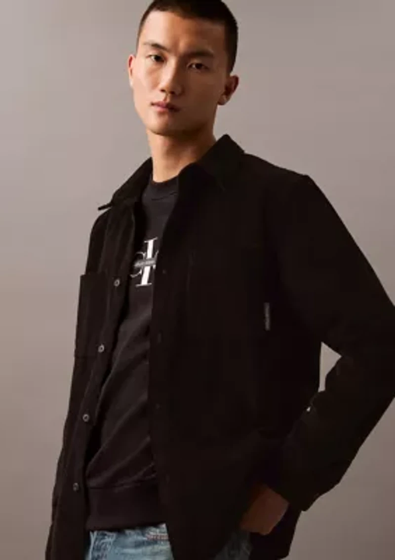 Long Sleeve Corded Overshirt