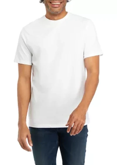 Smooth Cotton Monogram Logo T-Shirt