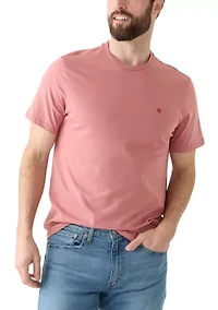 Smooth Cotton Monogram Logo T-Shirt