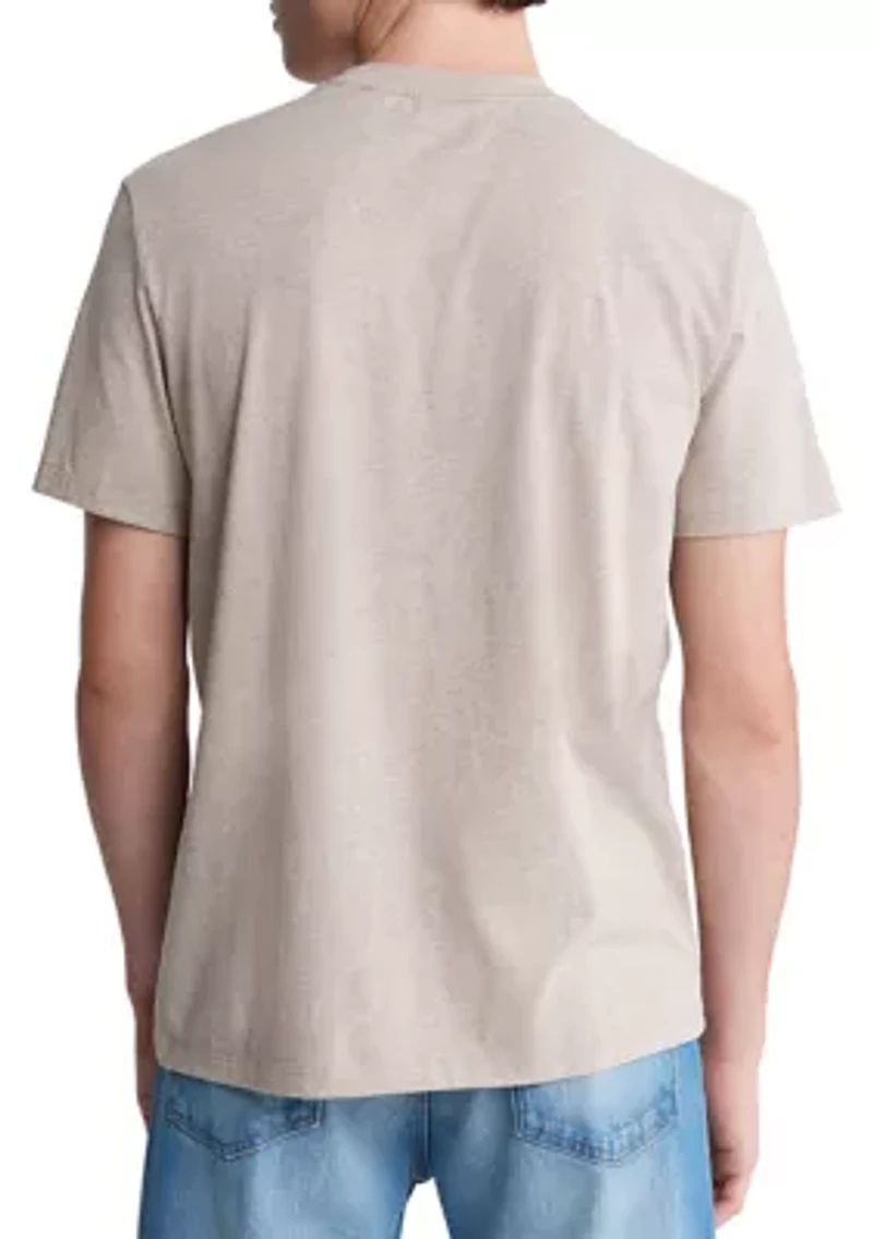 Smooth Cotton Monogram Logo T-Shirt