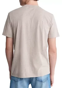 Smooth Cotton Monogram Logo T-Shirt