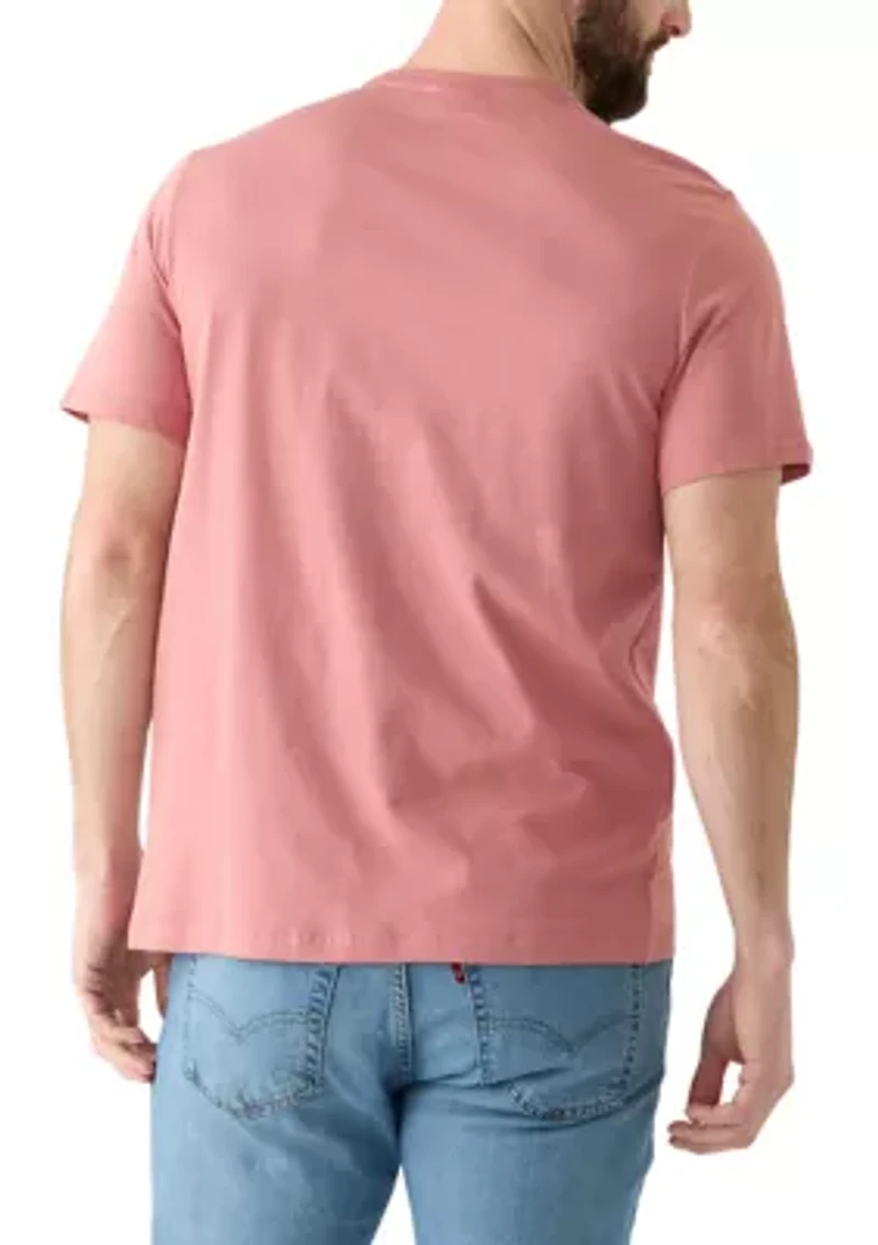 Smooth Cotton Monogram Logo T-Shirt