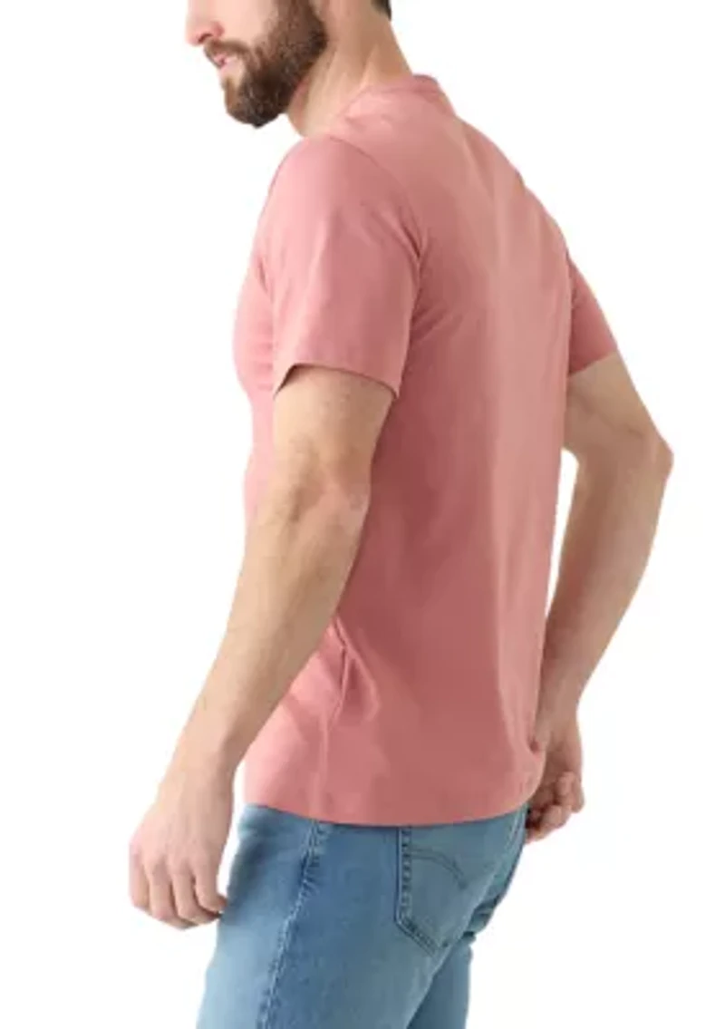 Smooth Cotton Monogram Logo T-Shirt