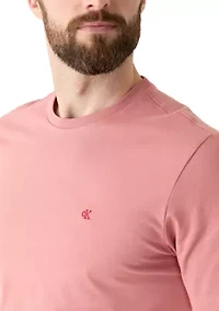 Smooth Cotton Monogram Logo T-Shirt