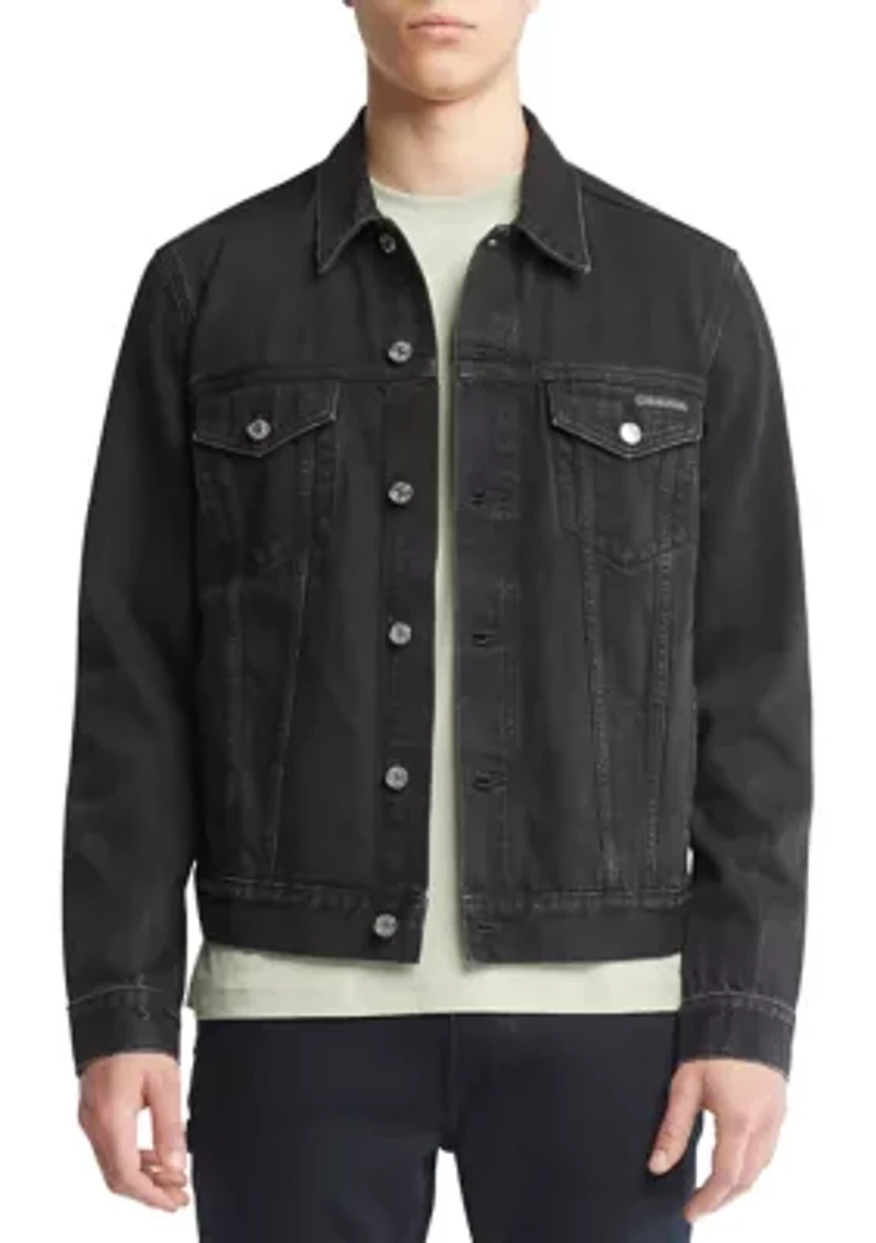 Men's Black Classic Trucker Jacket