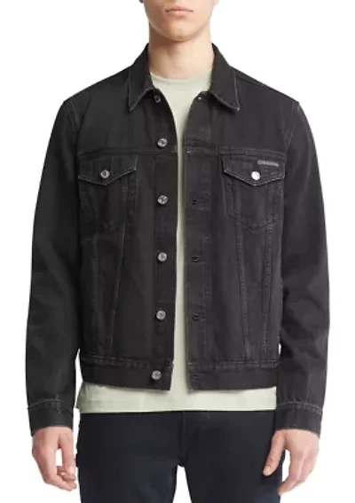 Men's Black Classic Trucker Jacket