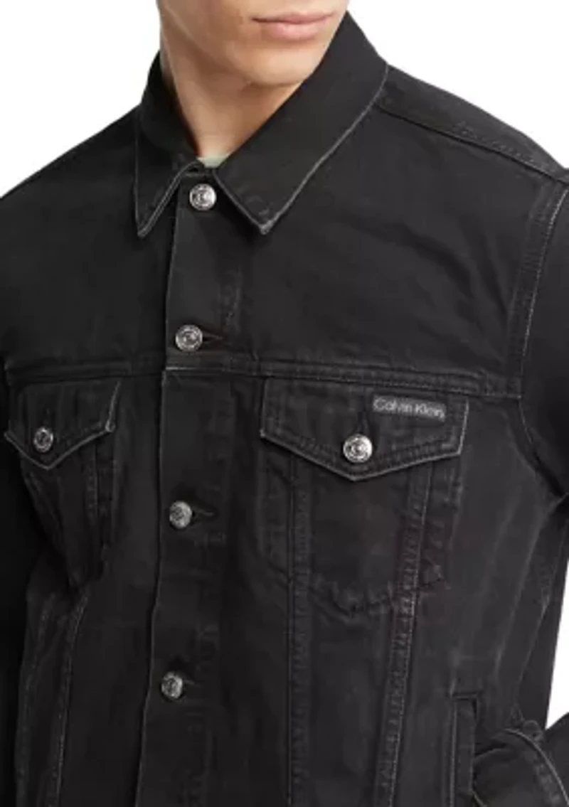 Men's Black Classic Trucker Jacket