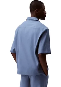 Men's Relaxed Linen Blend Shirt