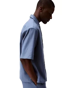 Men's Relaxed Linen Blend Shirt