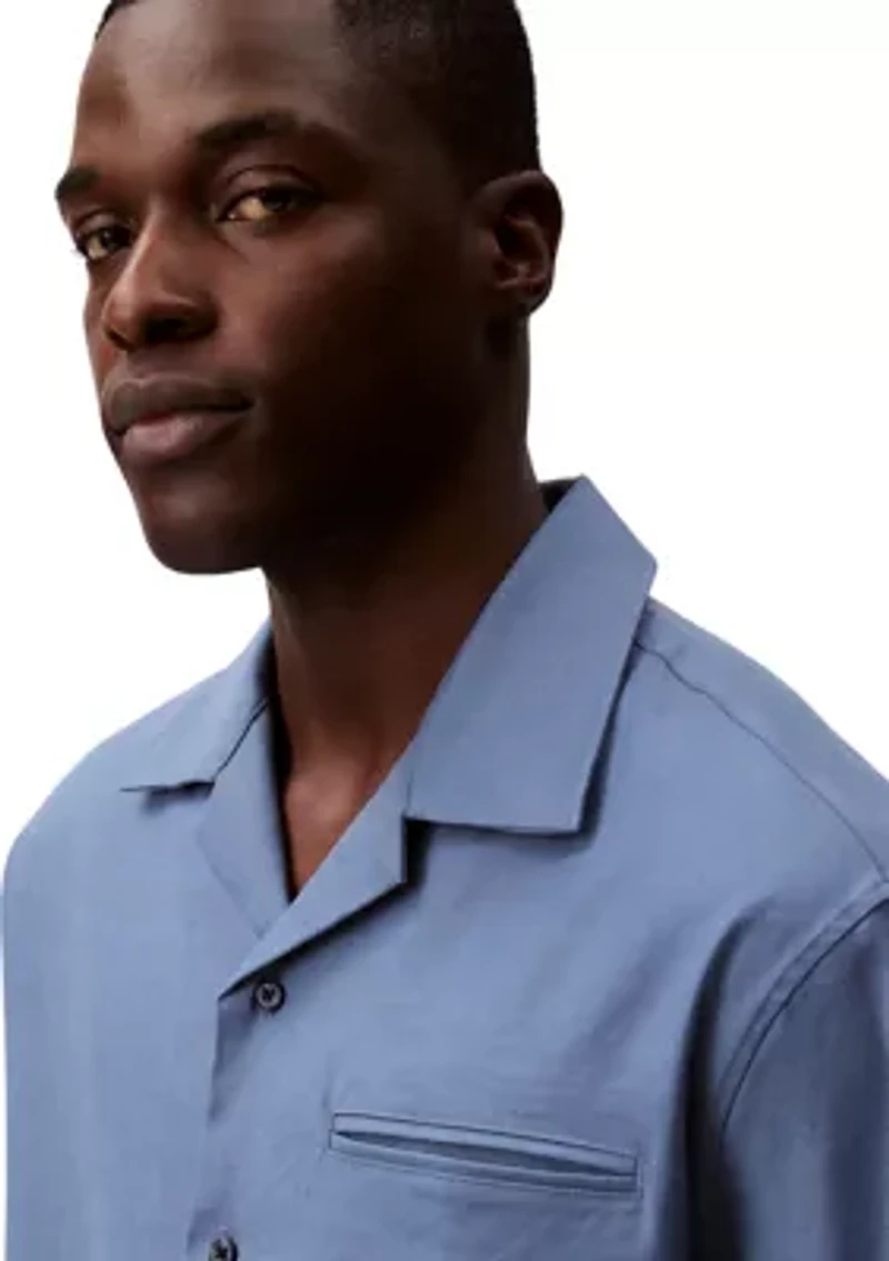 Men's Relaxed Linen Blend Shirt