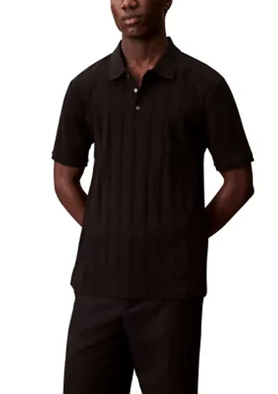 Variegated Rib Classic Polo Shirt