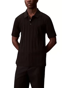 Variegated Rib Classic Polo Shirt