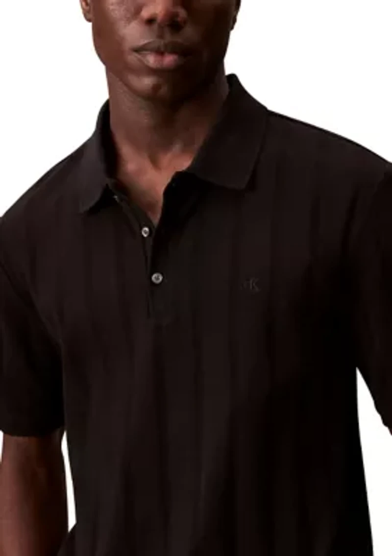 Variegated Rib Classic Polo Shirt