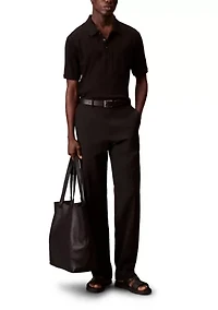 Variegated Rib Classic Polo Shirt