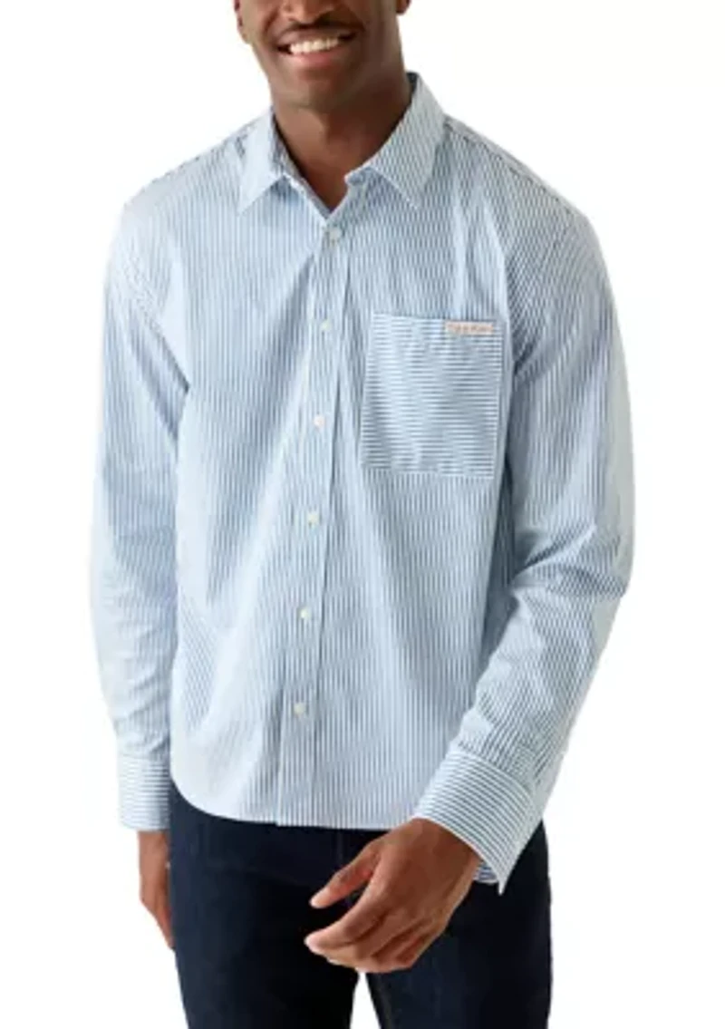 Cotton Satin Relaxed Shirt