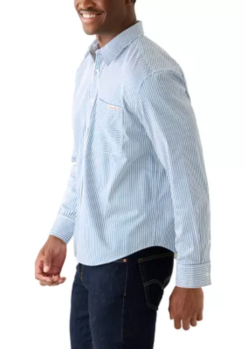 Cotton Satin Relaxed Shirt
