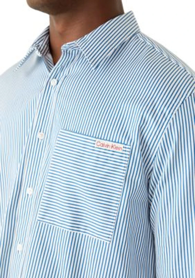 Cotton Satin Relaxed Shirt