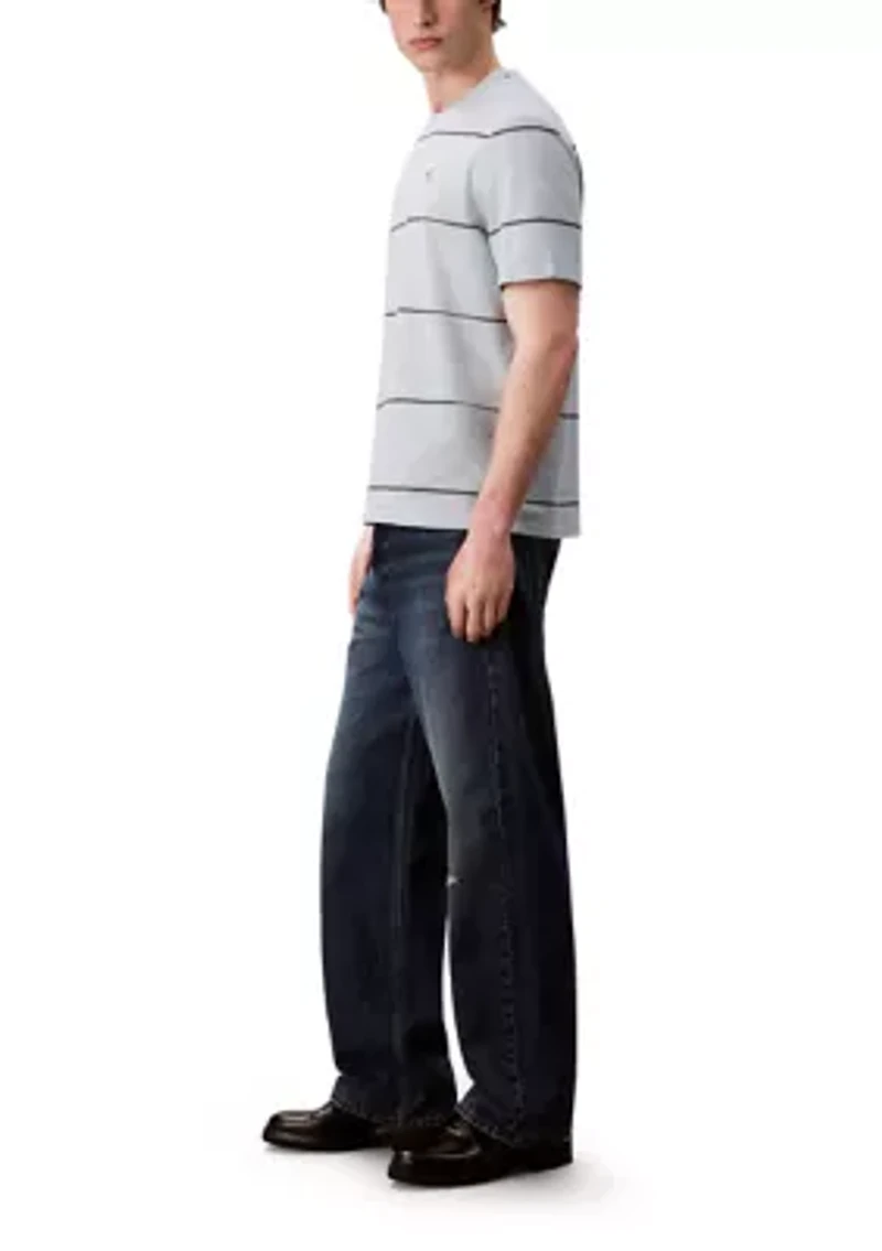Wide Stripe Easy T-Shirt
