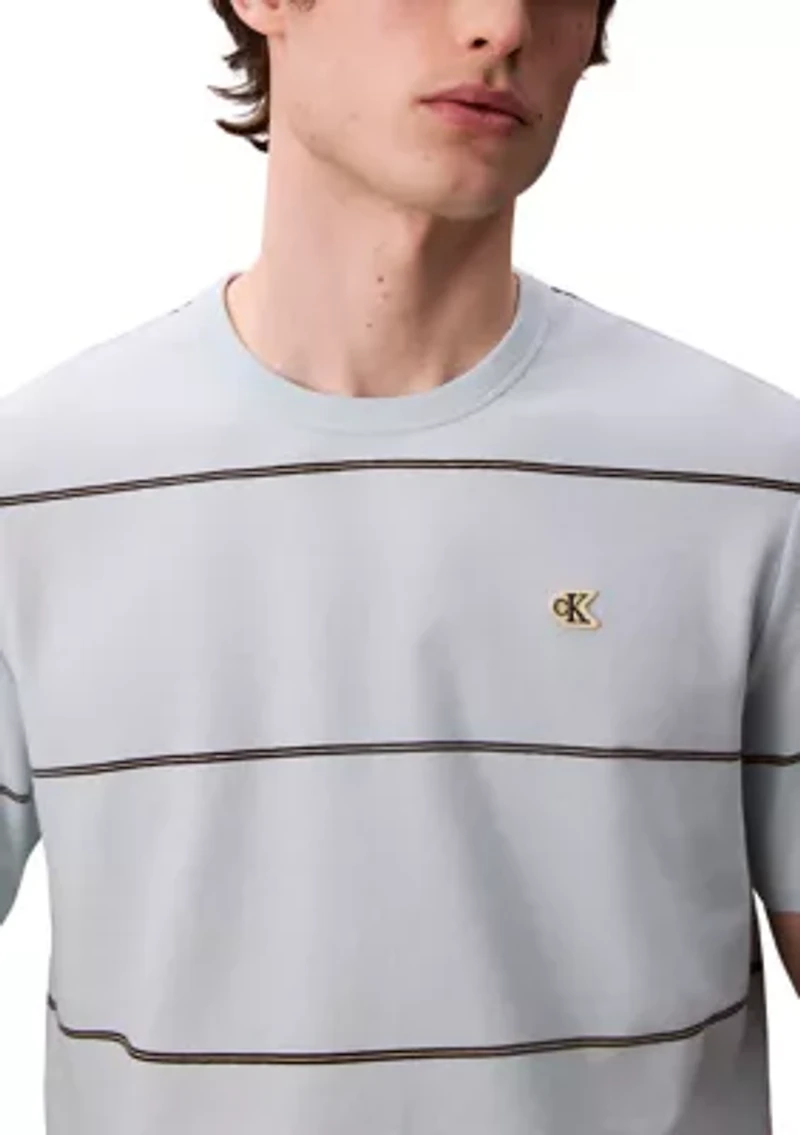 Wide Stripe Easy T-Shirt