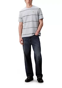 Wide Stripe Easy T-Shirt