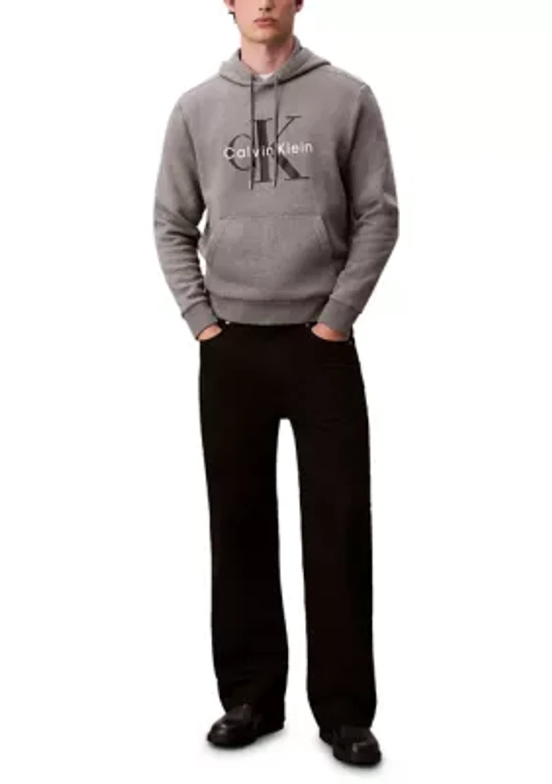 Monogram Logo Fleece Hoodie