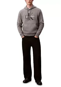 Monogram Logo Fleece Hoodie