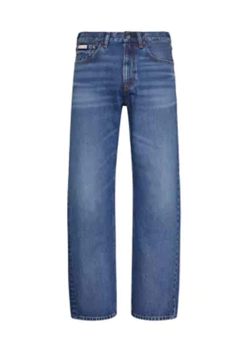 Men's Standard Straight-Fit Stretch Jeans