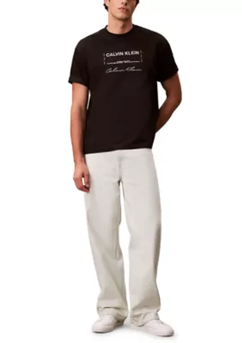 Men's Invitation Logo Crewneck T-Shirt