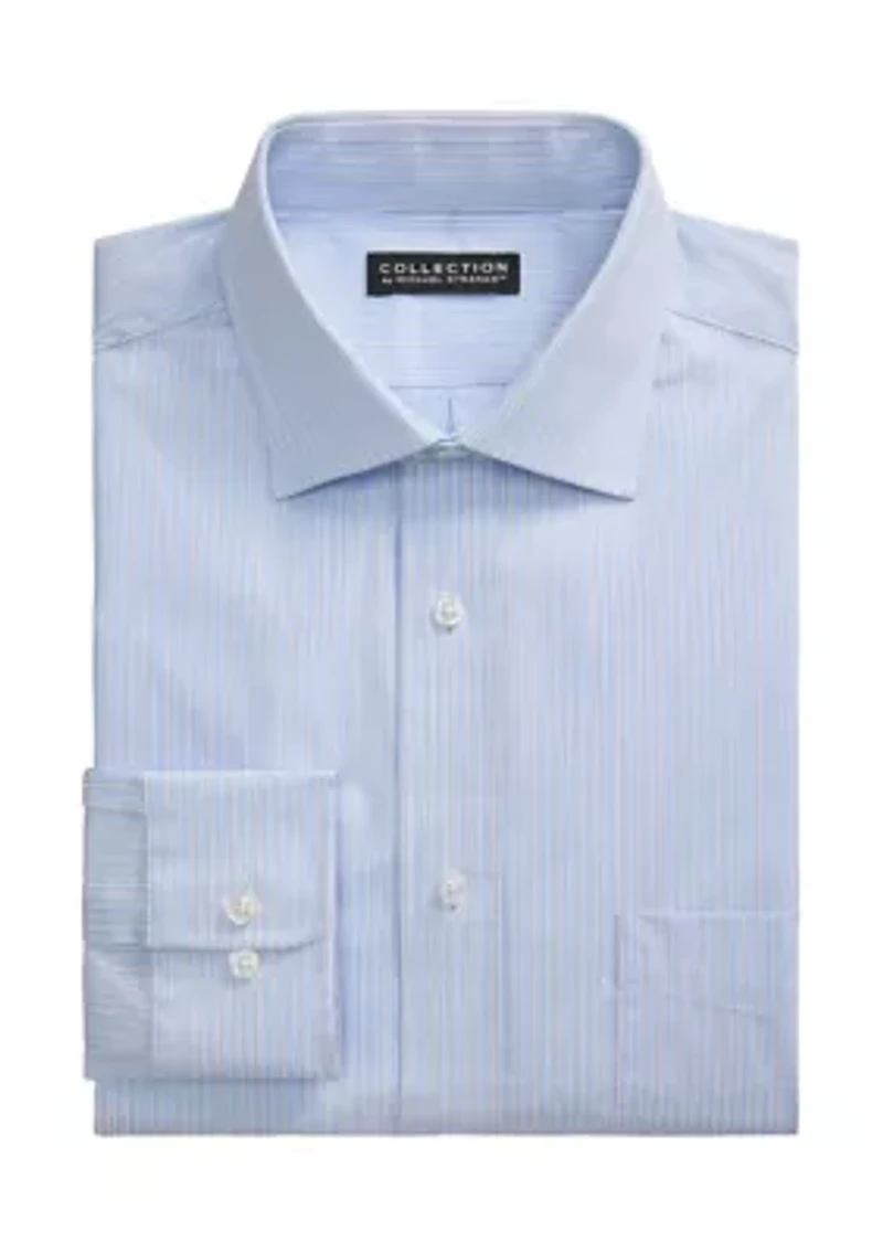 Men's Stretch Striped Button Down Shirt