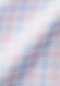 Men's Check Print Dress Shirt