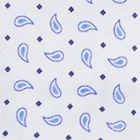 Men's Stretch Paisley Print Button Down Shirt