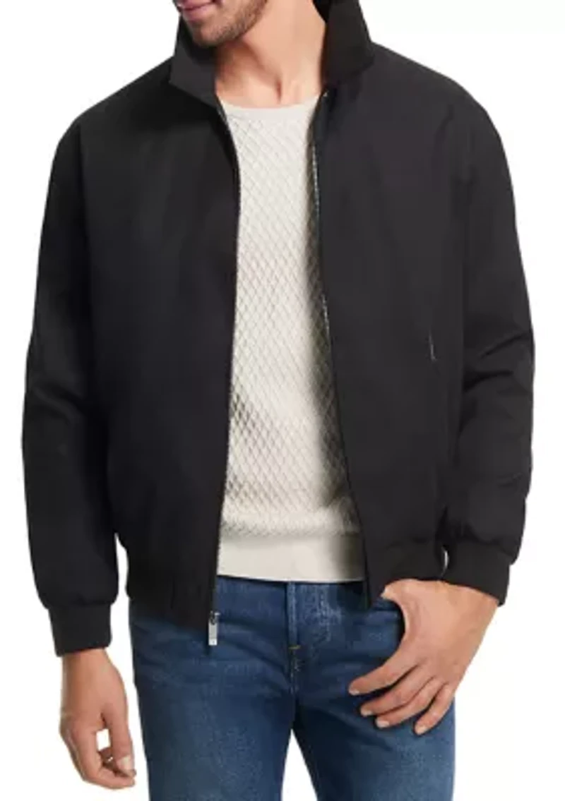 Big & Tall Microfiber Bomber Jacket