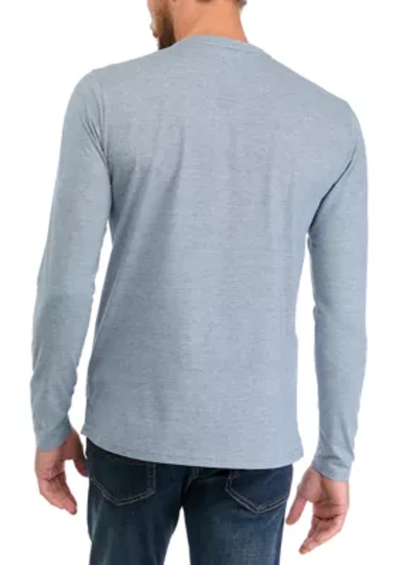 Men's Suede Henley T-Shirt