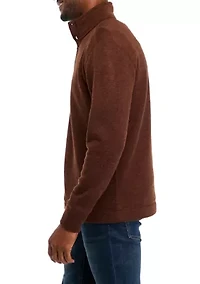 Men's Button Snap Fleece Sweater