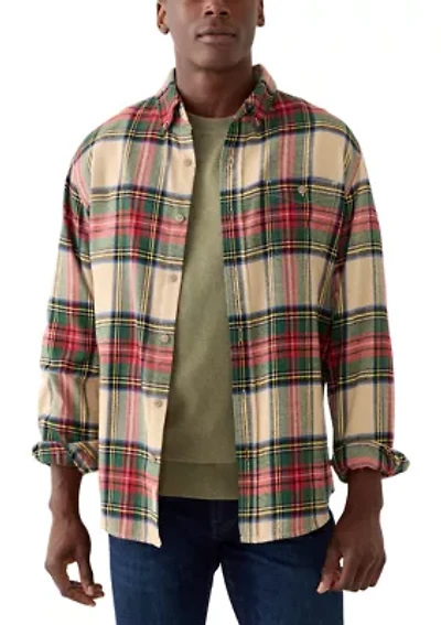 Men's Brushed Plaid Flannel