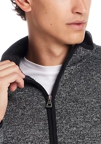 Men’s Sherpa Lined Quarter Zip Sweater Fleece