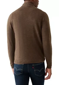 Men's Textured 1/4 Zip Sweater