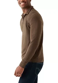 Men's Textured 1/4 Zip Sweater