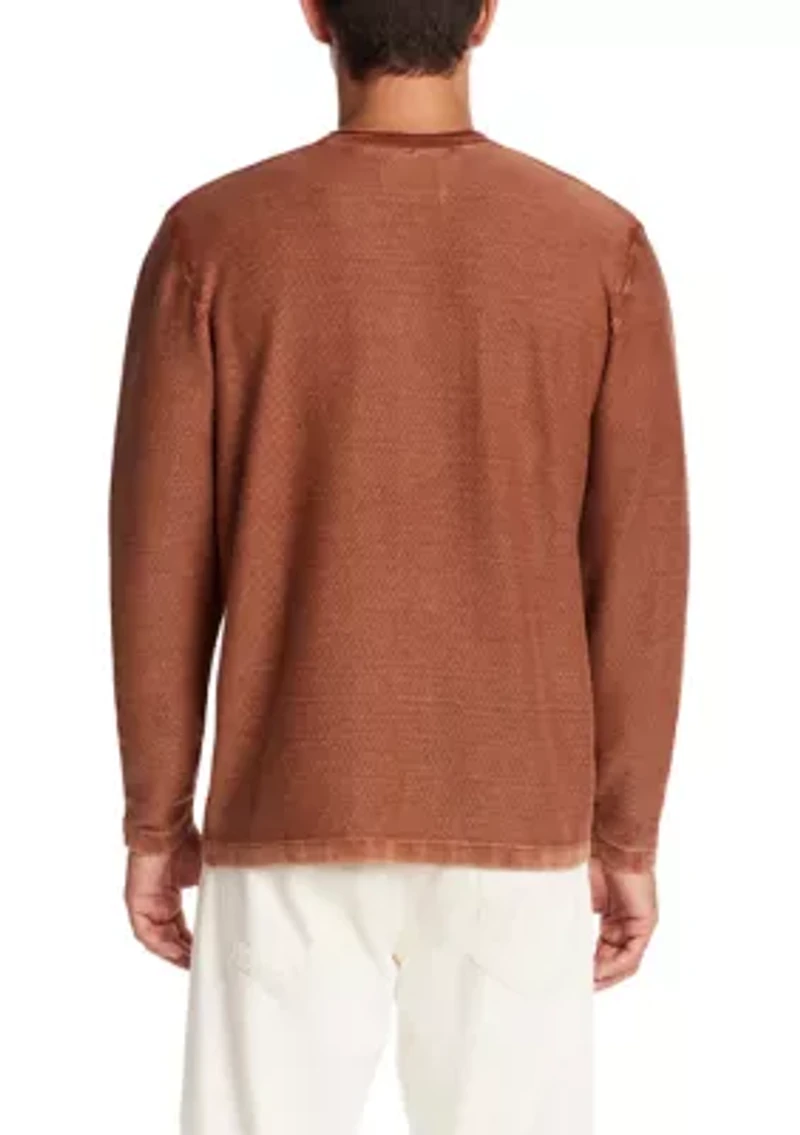 Men's Twill Stonewash Sweater