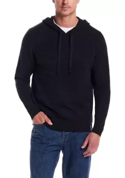 Men's Bouclé Hoodie Sweater