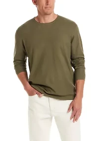 Men's Textured Roll Neck Marino Blend Sweater