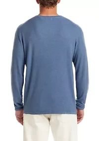 Men's Textured Roll Neck Marino Blend Sweater