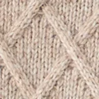 Men's Alpaca Cable Crew Sweater